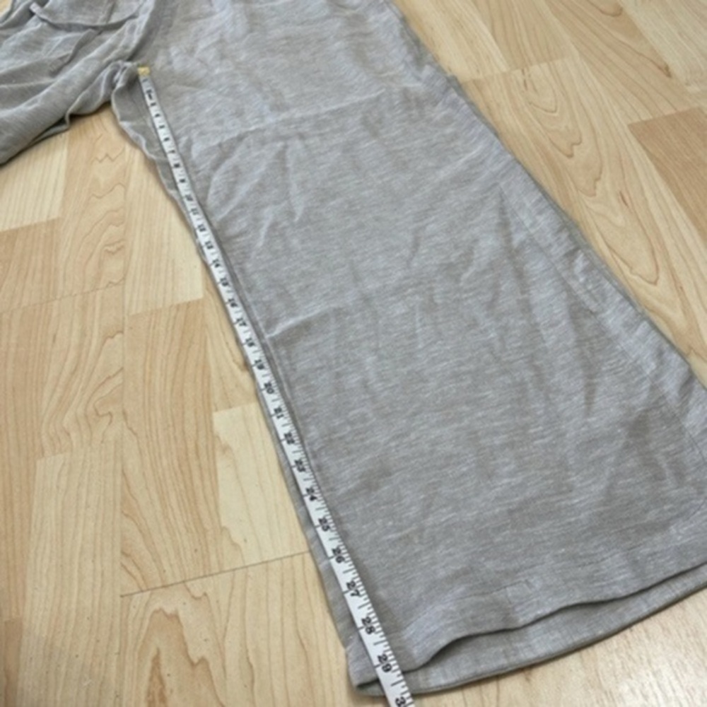 C&C California Gray wide leg linen/rayon/viscose pants size S color Gray - Picture 12 of 12